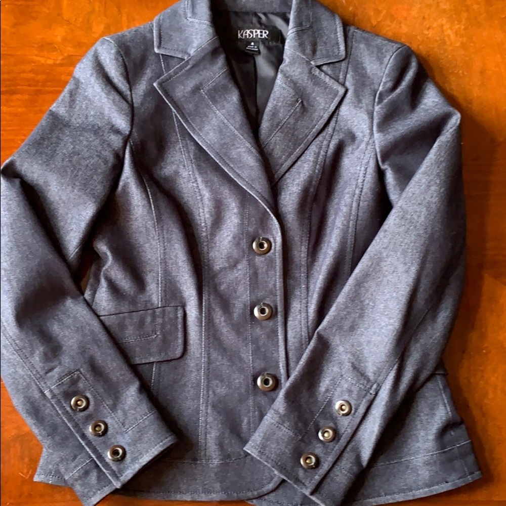 Kasper Denim Blazer Size 4